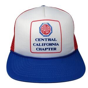 Central California Chapter Trucker Hat Multicolor One Size Adjustable Mesh Back